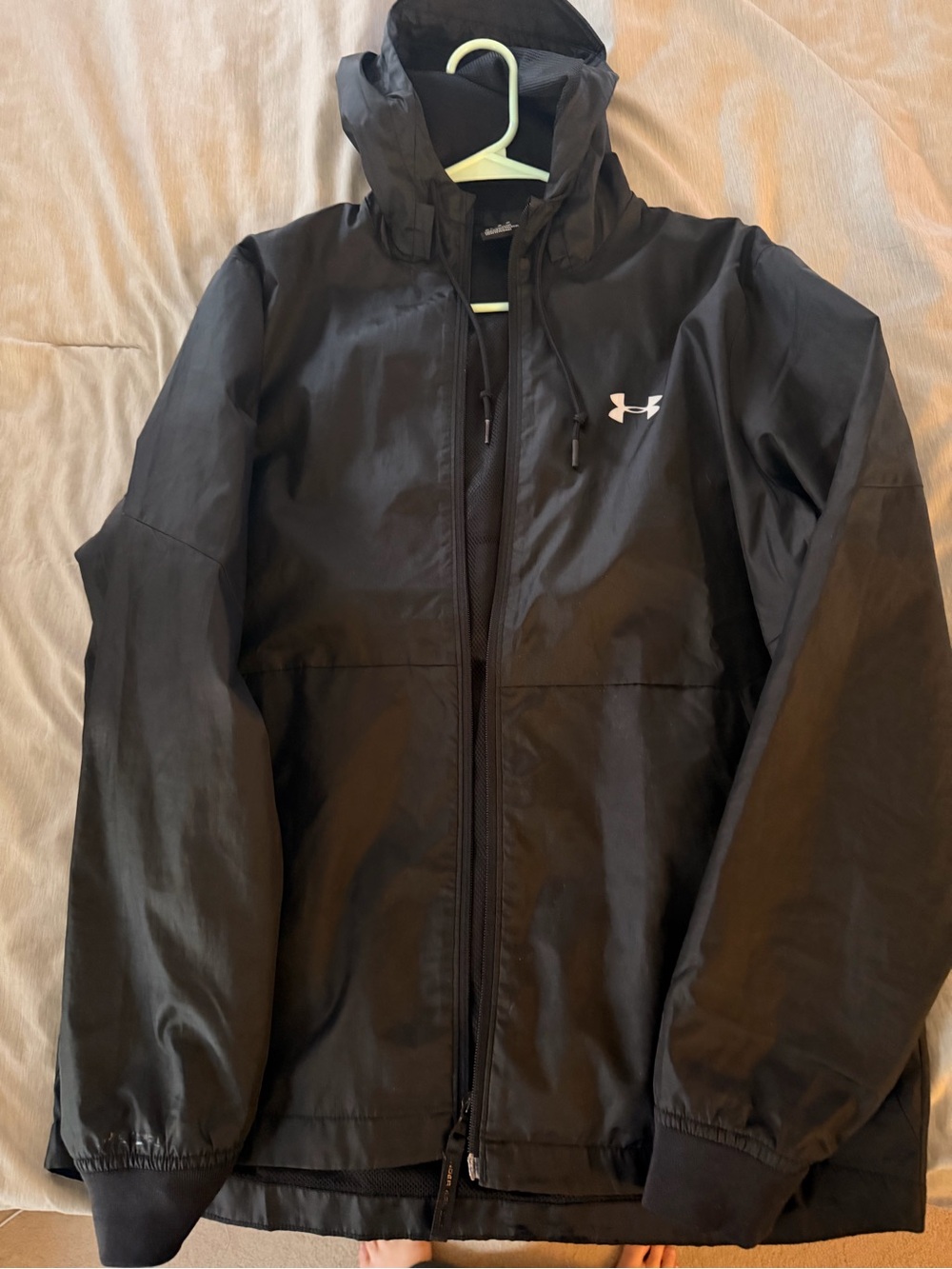 Under Armour Black Hooded Shell Jacket